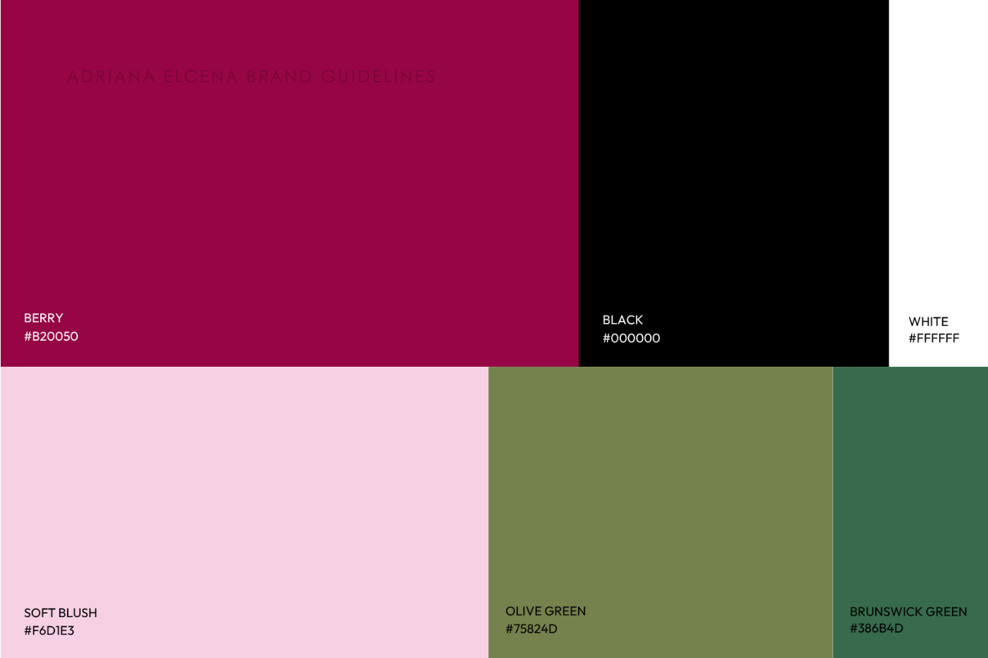 Adriana Elcena Brand Guidelines
