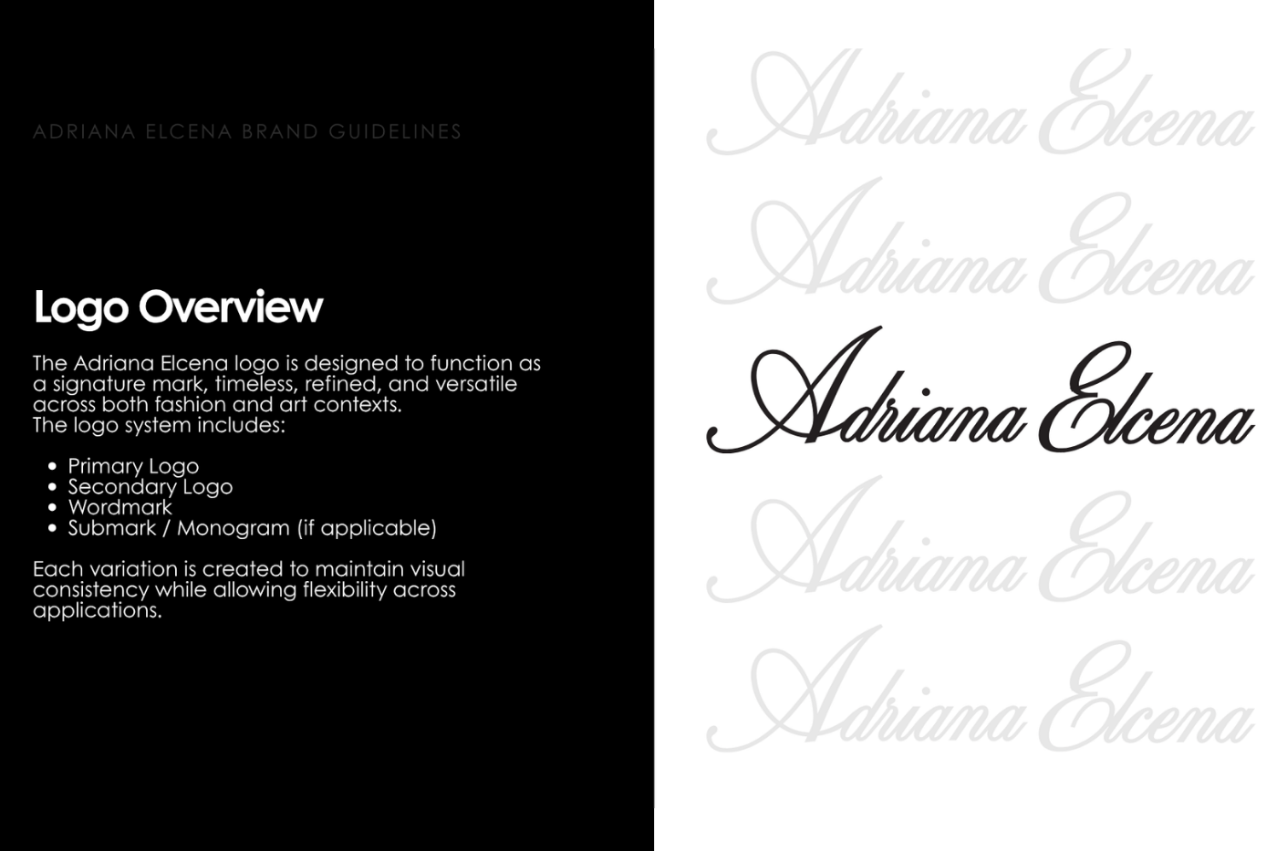 Adriana Elcena Brand Guidelines