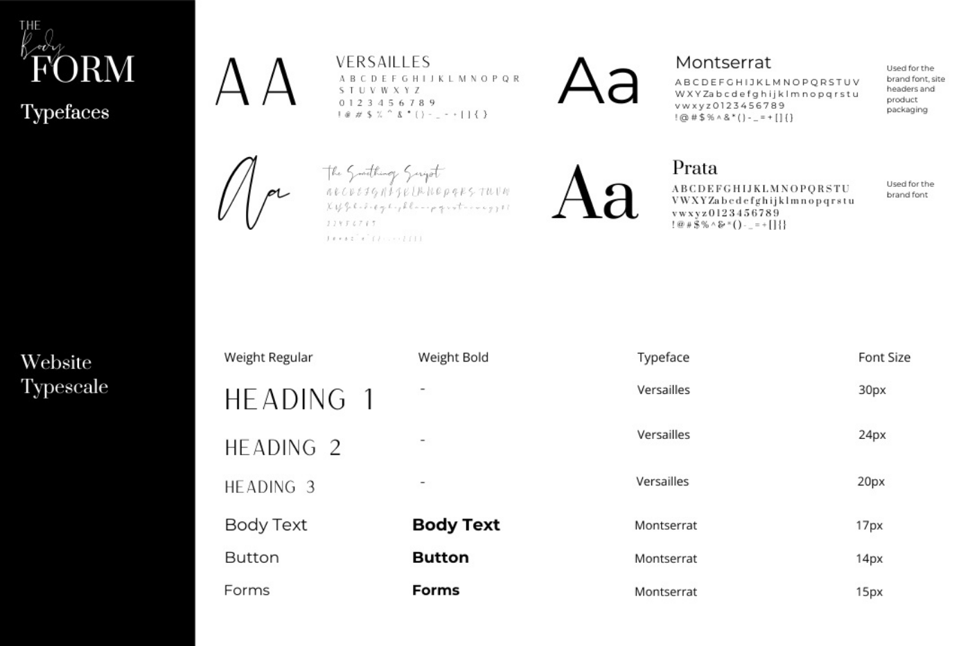 The Body Form Brand Identity