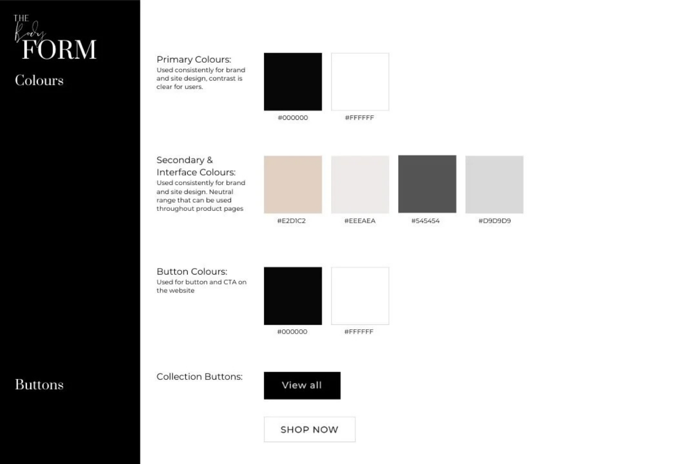 The Body Form Brand Identity