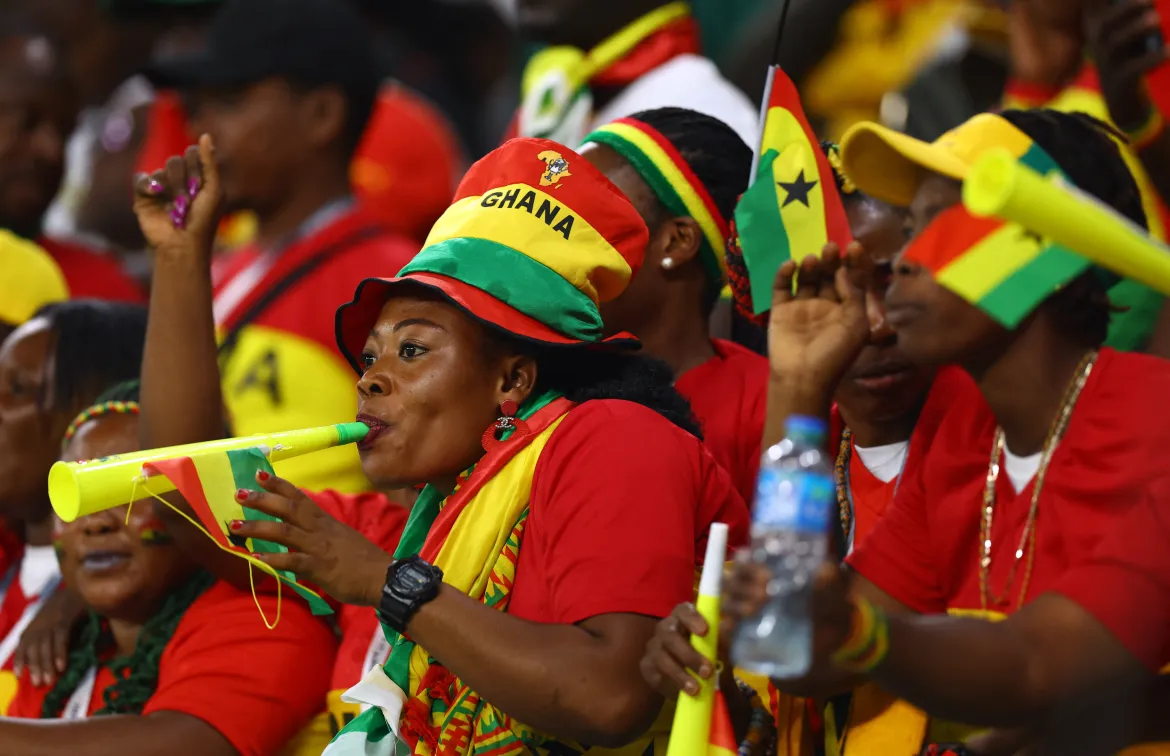 Ghana fans at the World Cup — mood reference